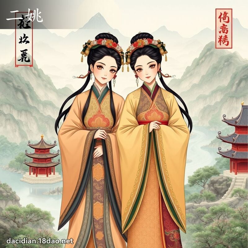 二姚 - 國語大辭典配圖
