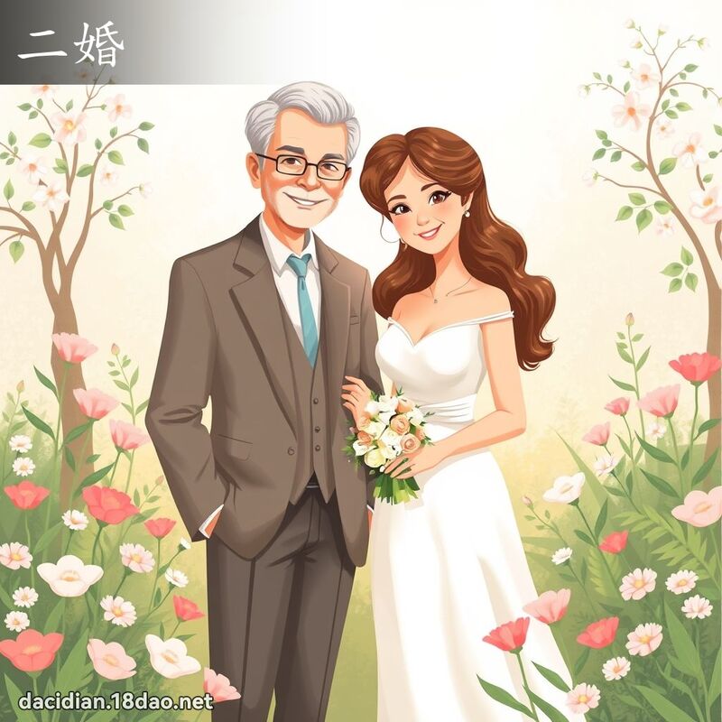 二婚 - 國語大辭典配圖