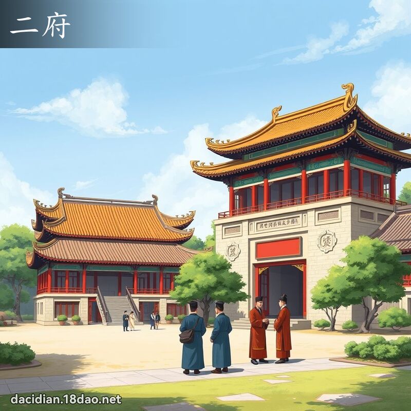 二府 - 國語大辭典配圖