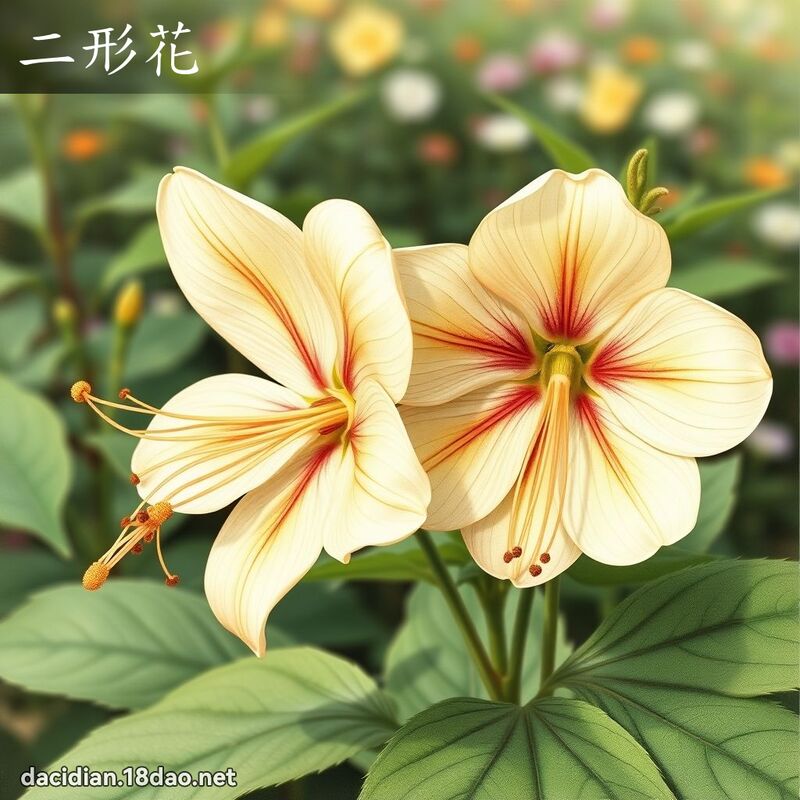 二形花 - 國語大辭典配圖
