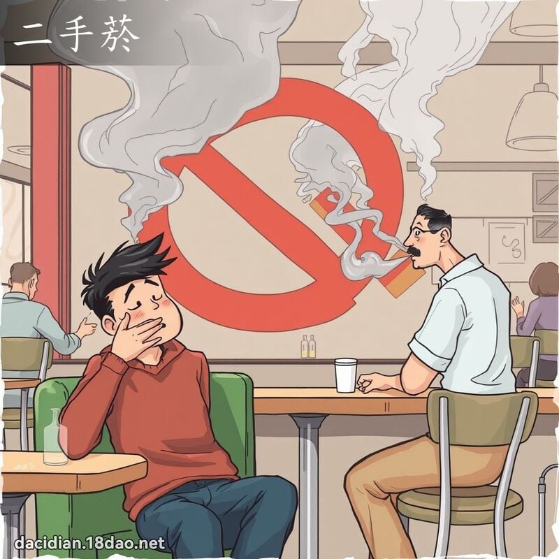 二手菸 - 國語大辭典配圖