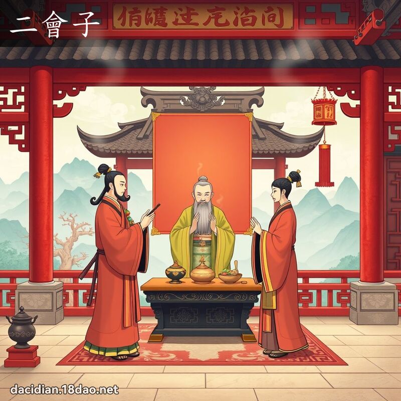 二會子 - 國語大辭典配圖