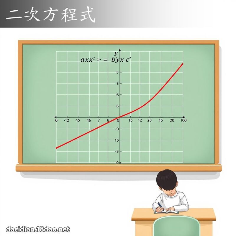 二次方程式 - 国语大辞典配图