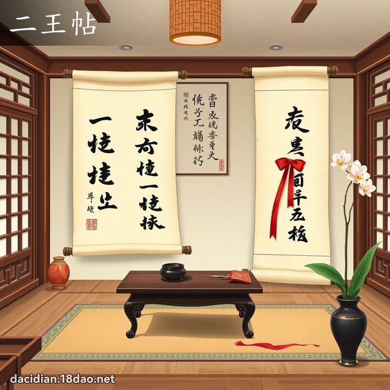 二王帖 - 國語大辭典配圖