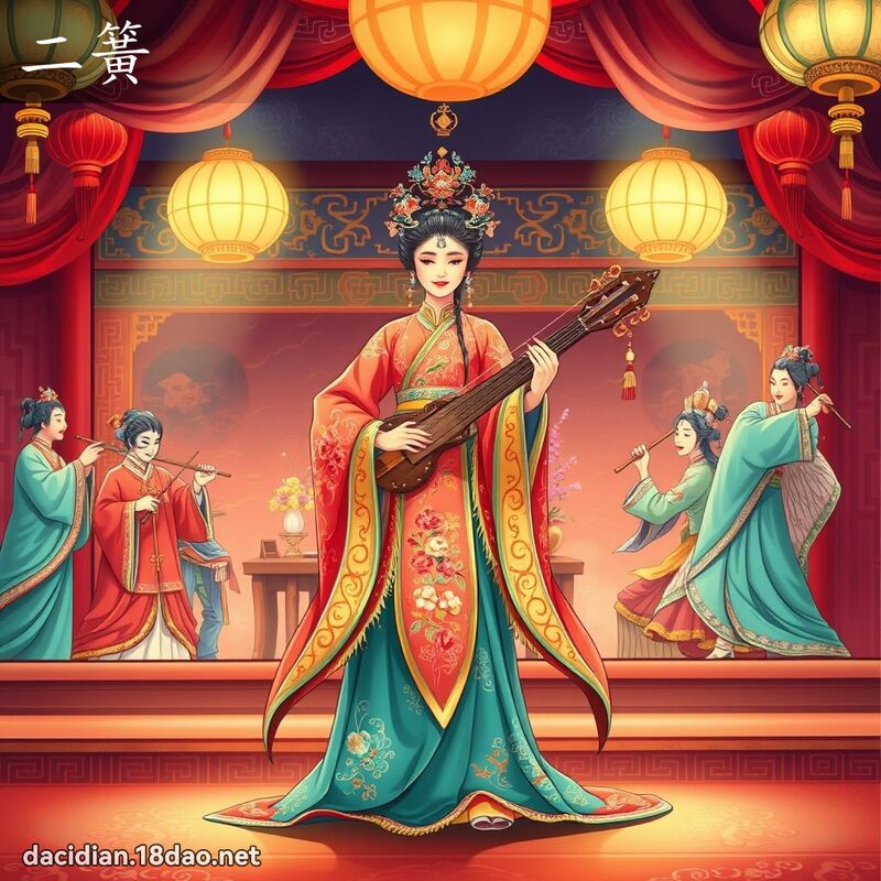 二簧 - 國語大辭典配圖