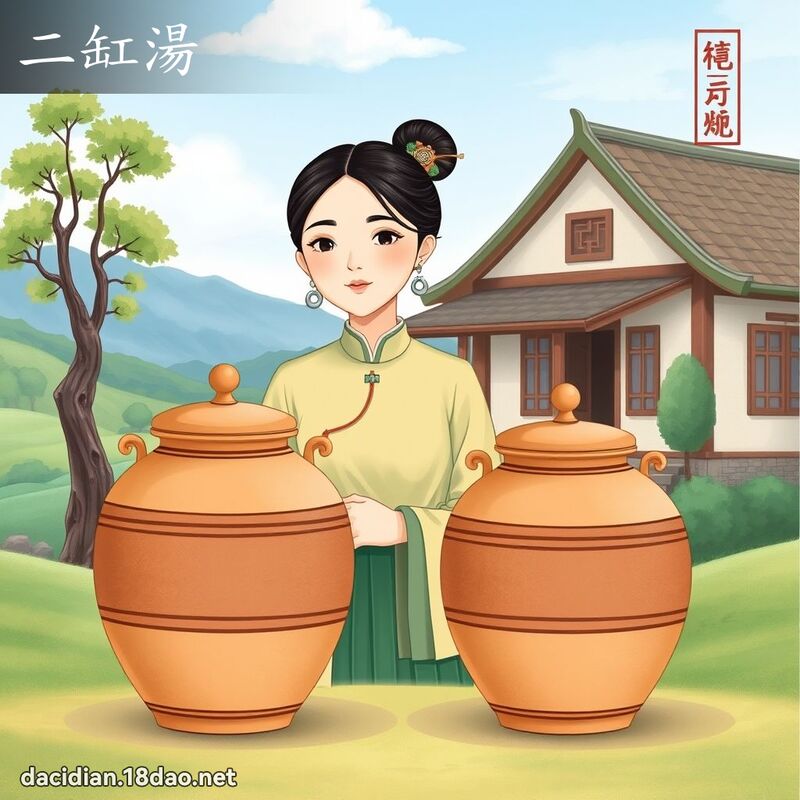 二缸汤 - 国语大辞典配图