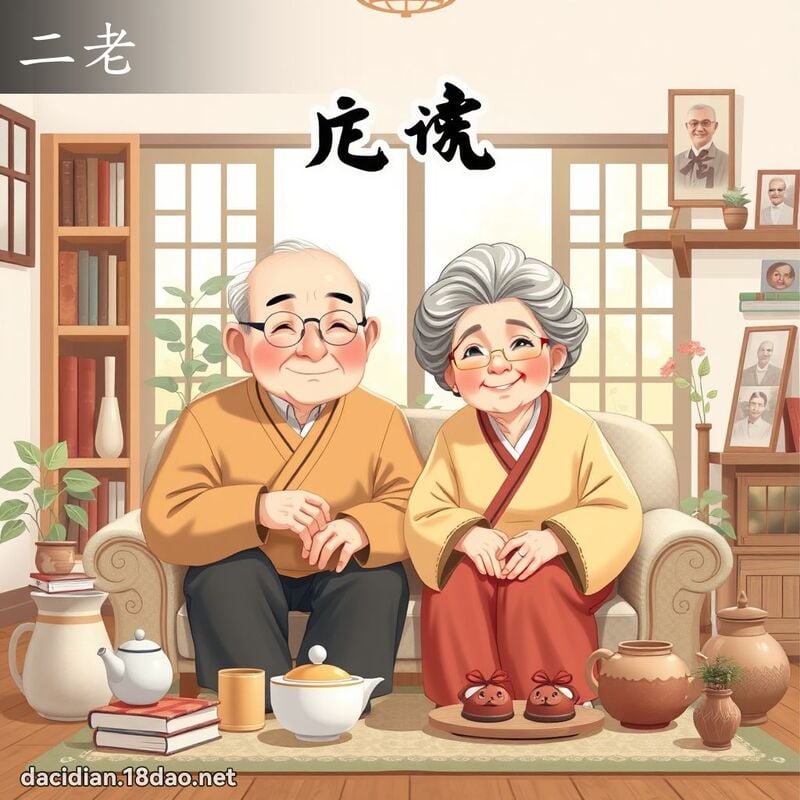 二老 - 国语大辞典配图