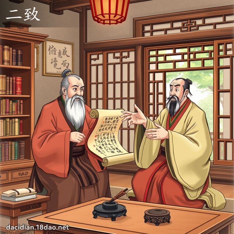 二致 - 国语大辞典配图
