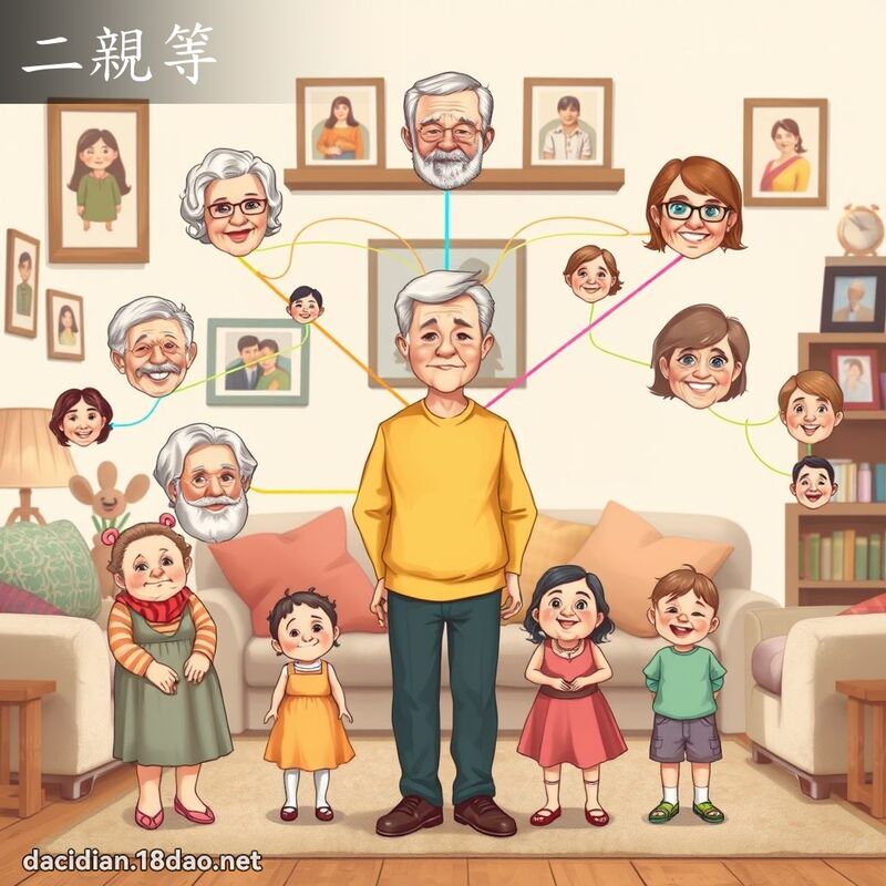 二亲等 - 国语大辞典配图