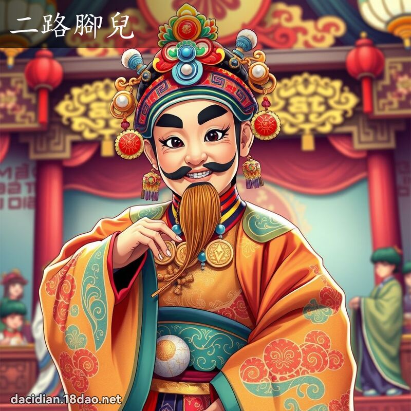 二路脚儿 - 国语大辞典配图