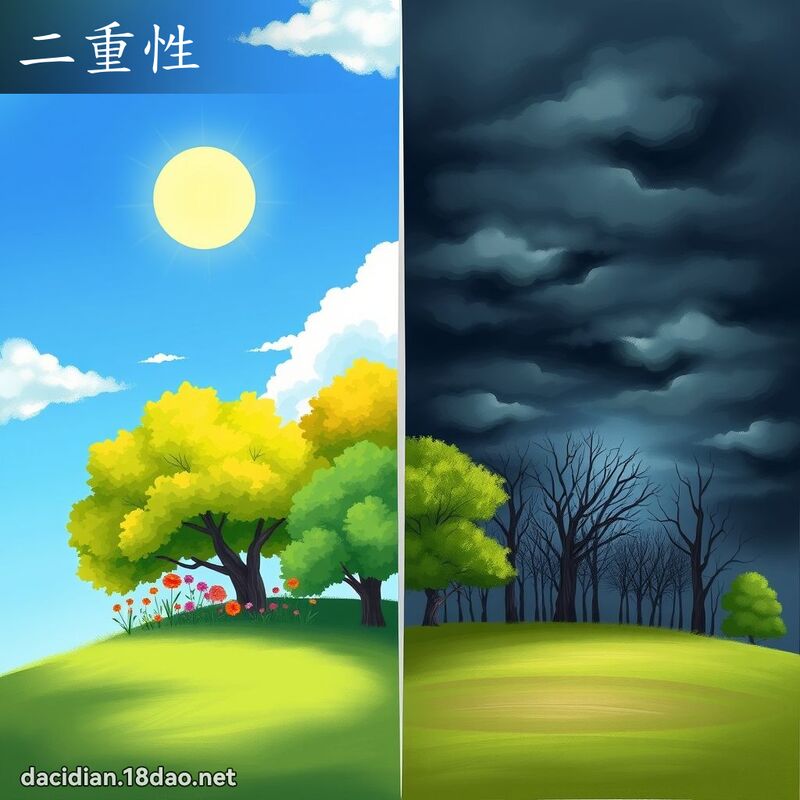 二重性 - 国语大辞典配图