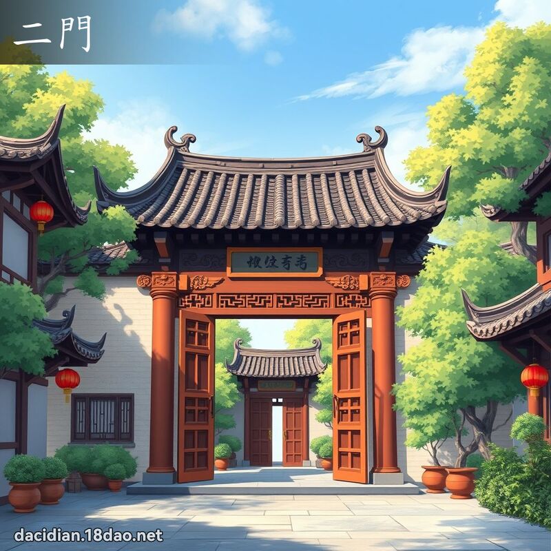 二门 - 国语大辞典配图