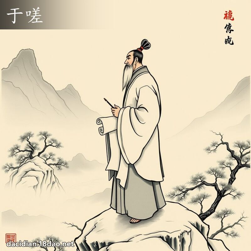 于嗟 - 國語大辭典配圖