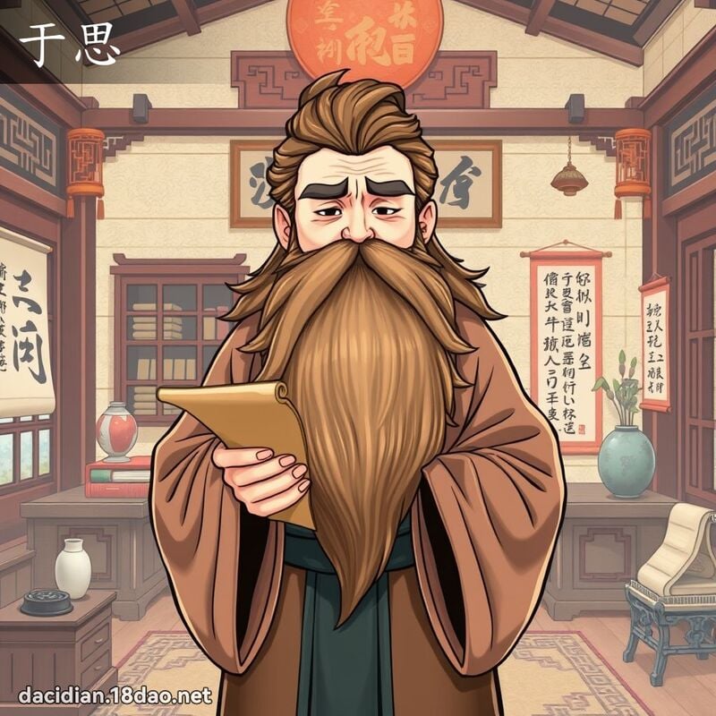 于思 - 国语大辞典配图