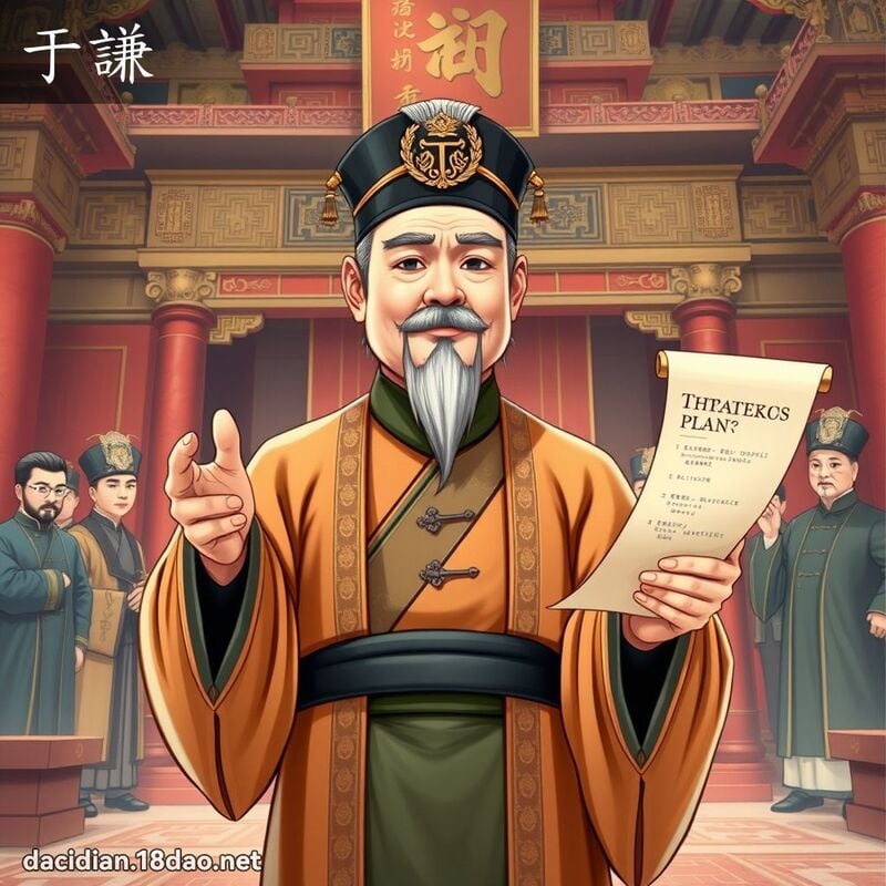 于謙 - 國語大辭典配圖