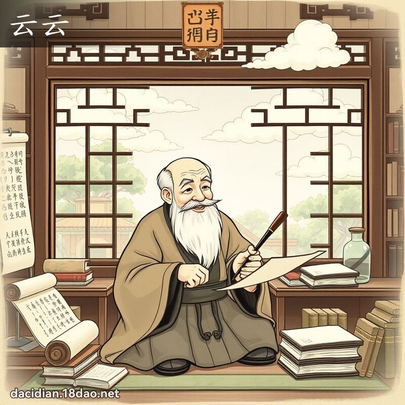 云云 - 国语大辞典配图