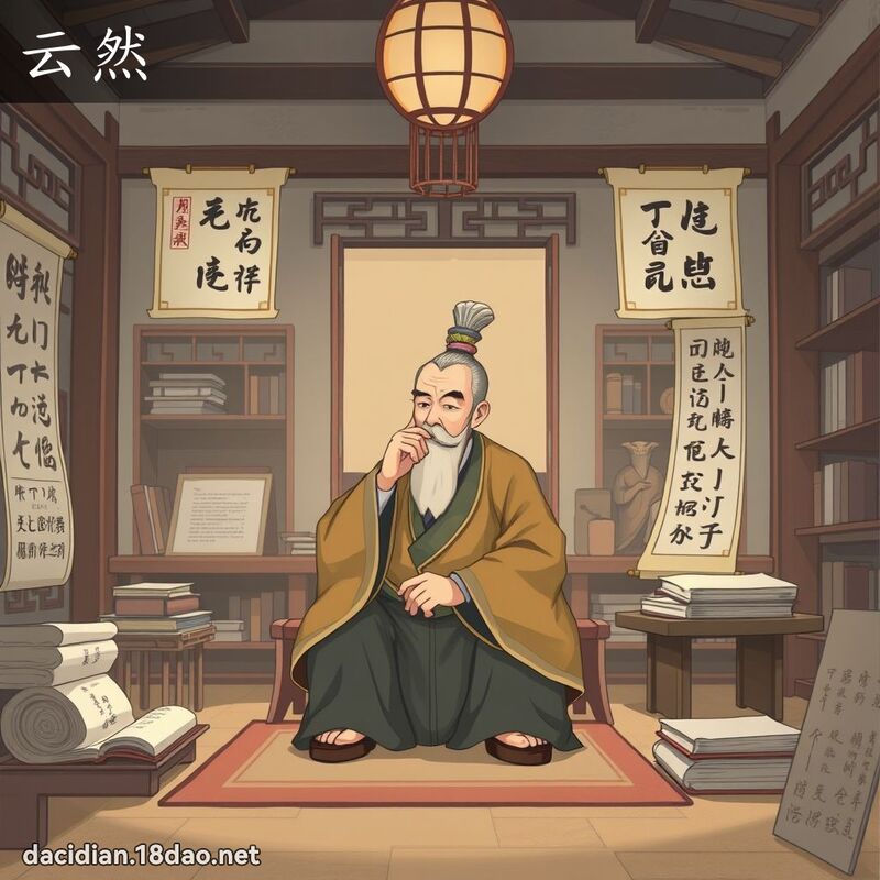 云然 - 国语大辞典配图