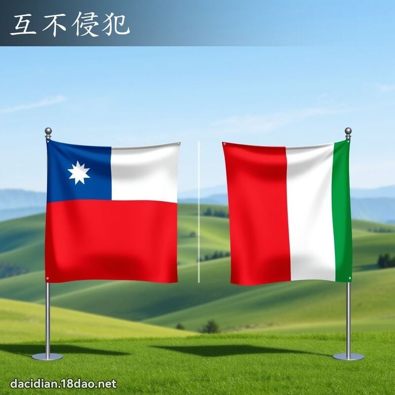 互不侵犯 - 国语大辞典配图