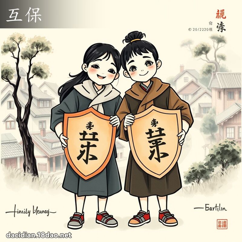 互保 - 國語大辭典配圖