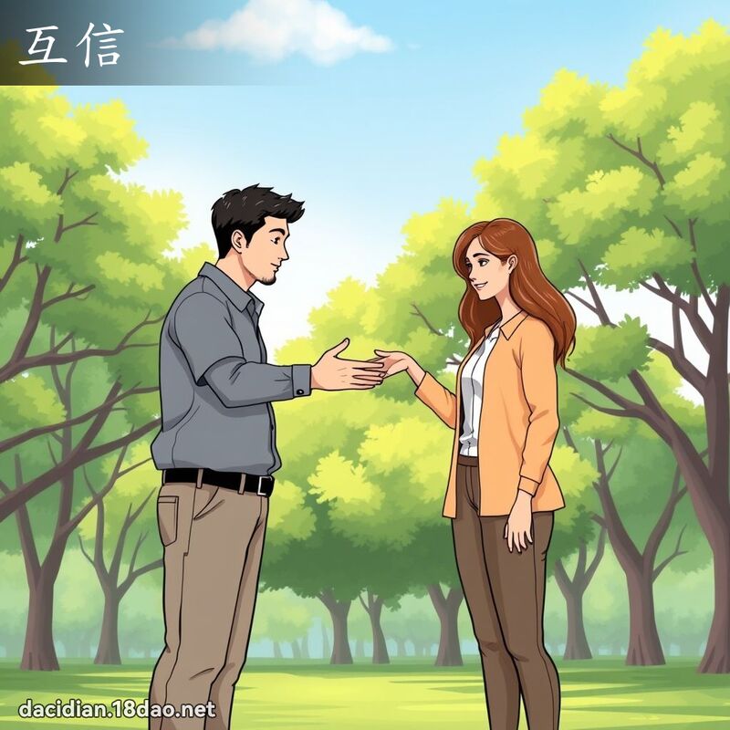 互信 - 國語大辭典配圖