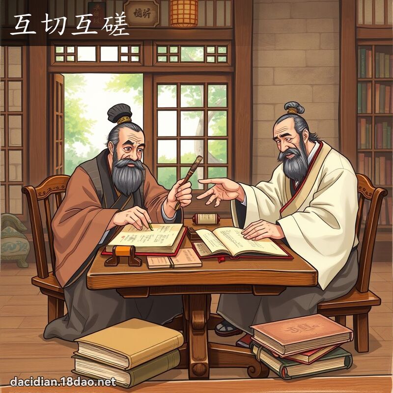 互切互磋 - 国语大辞典配图
