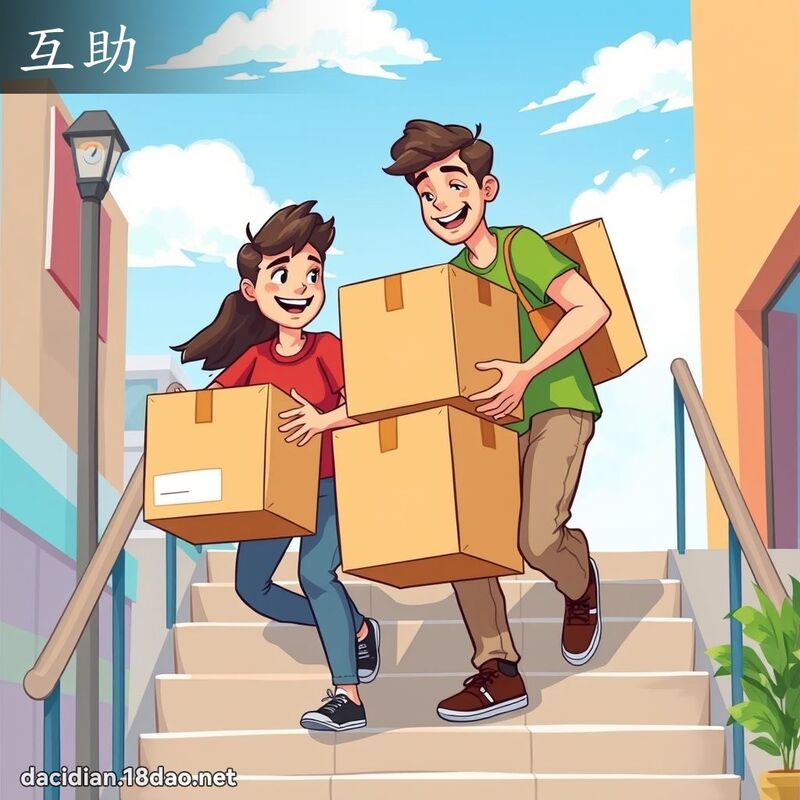 互助 - 国语大辞典配图