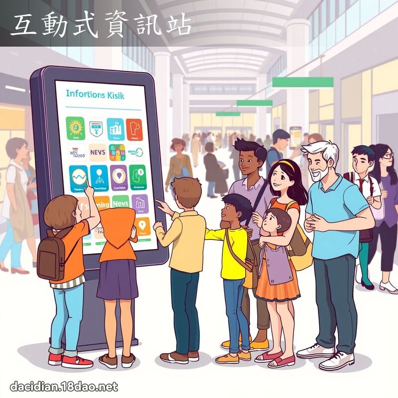 互動式資訊站 - 國語大辭典配圖