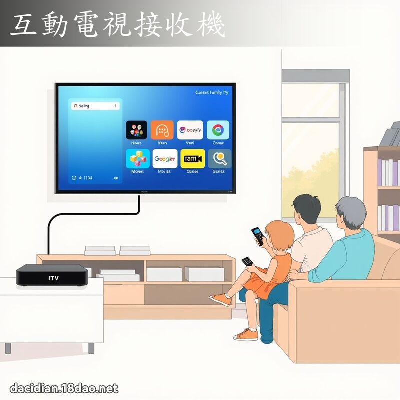 互動電視接收機 - 國語大辭典配圖