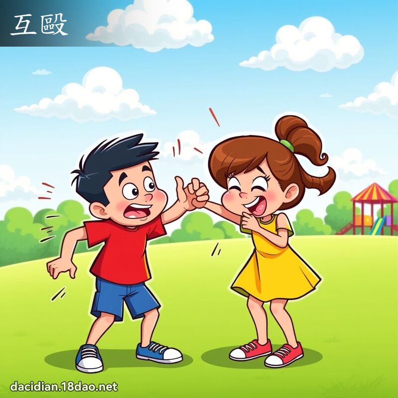 互毆 - 國語大辭典配圖