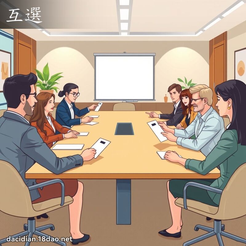 互選 - 國語大辭典配圖