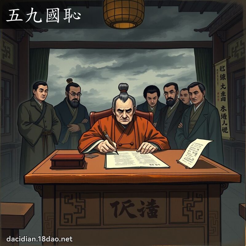 五九國恥 - 國語大辭典配圖