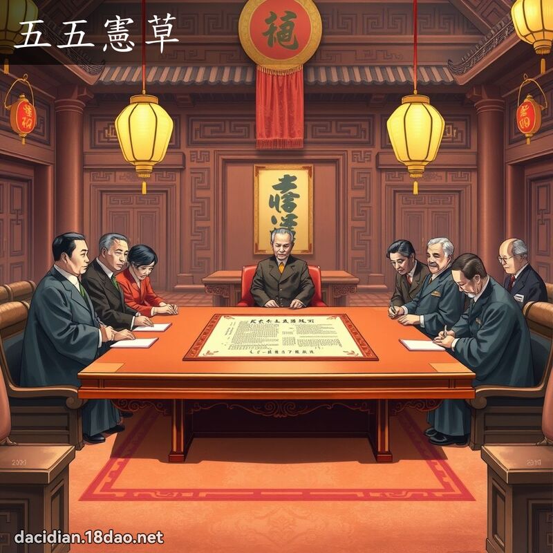 五五憲草 - 國語大辭典配圖
