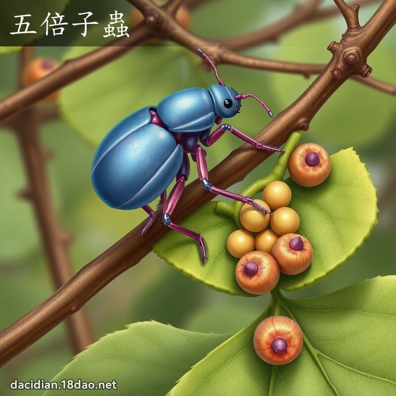 五倍子蟲 - 國語大辭典配圖