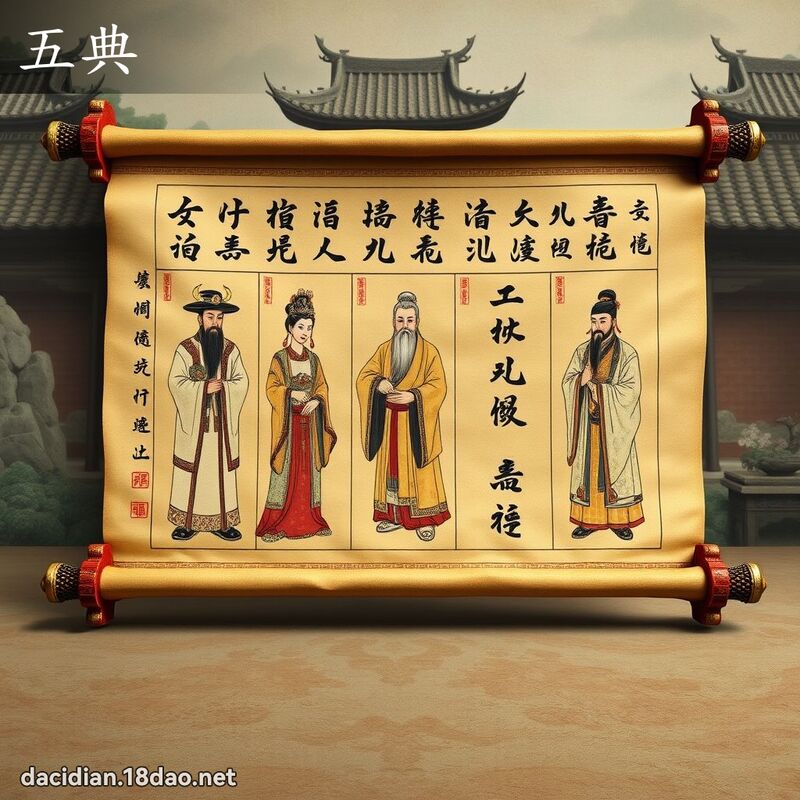 五典 - 国语大辞典配图
