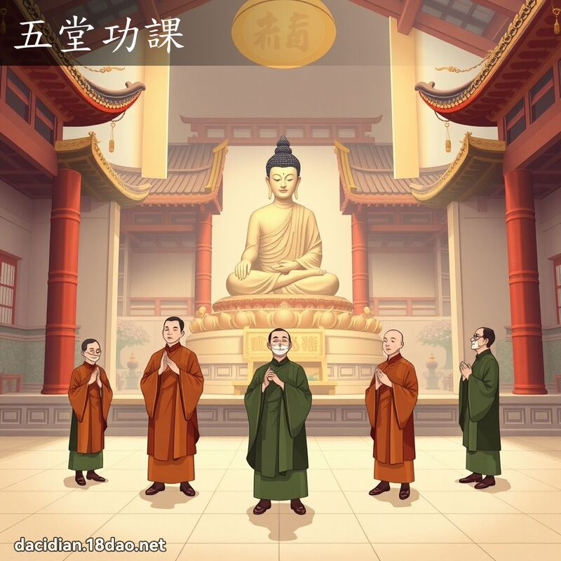 五堂功课 - 国语大辞典配图
