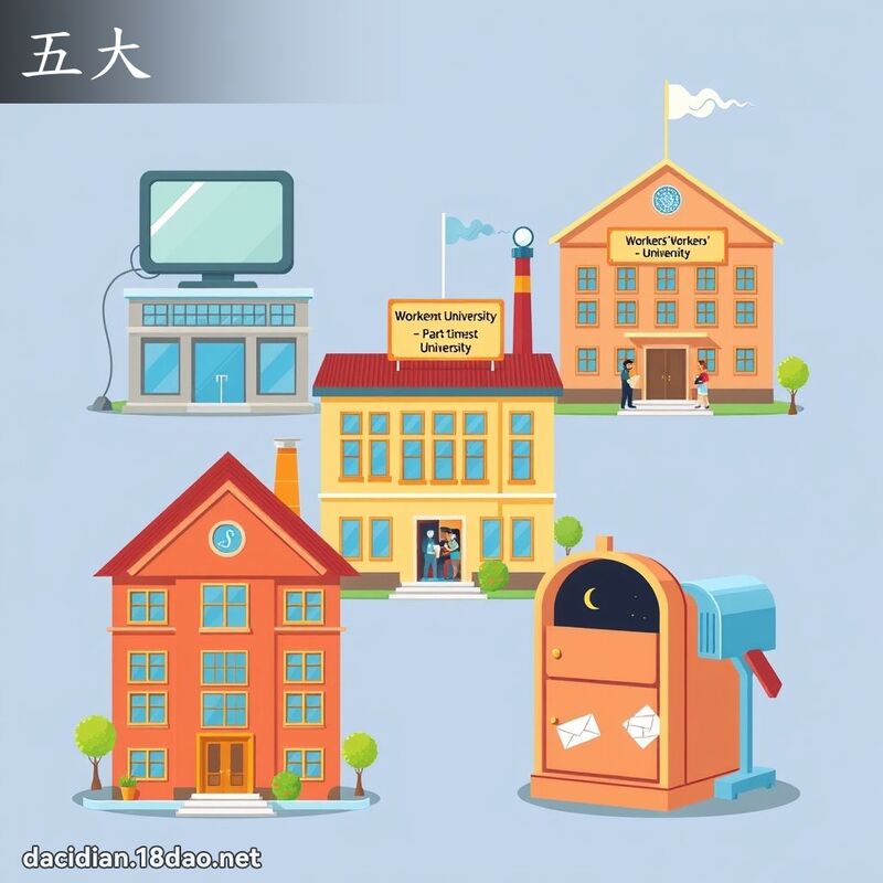 五大 - 国语大辞典配图