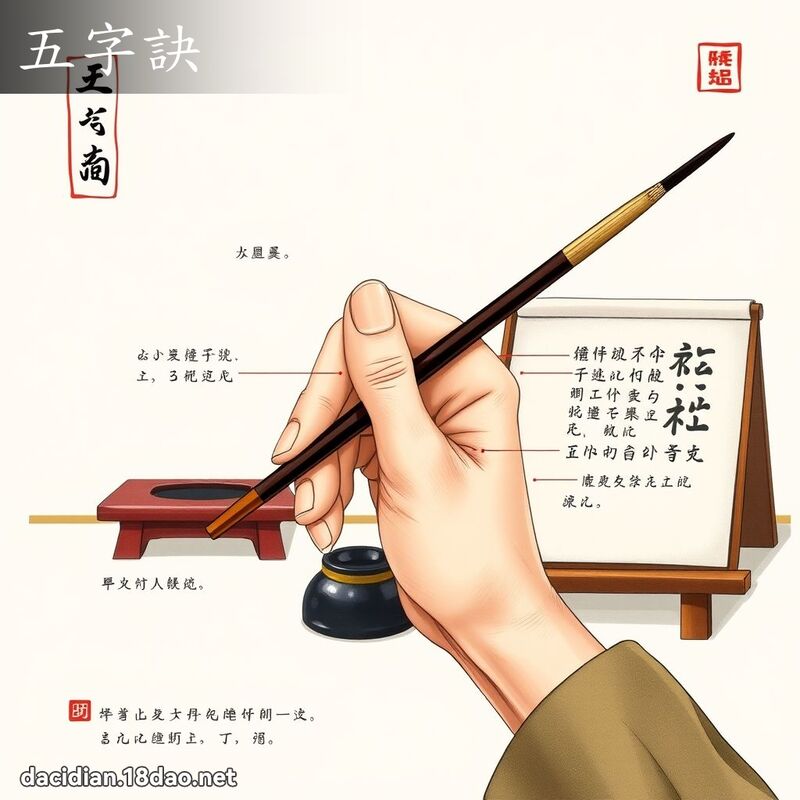 五字诀 - 国语大辞典配图