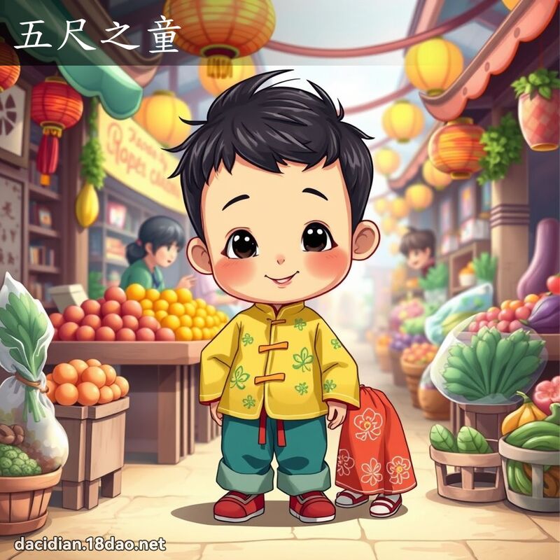 五尺之童 - 国语大辞典配图