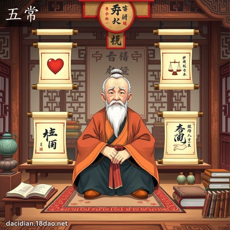 五常 - 國語大辭典配圖