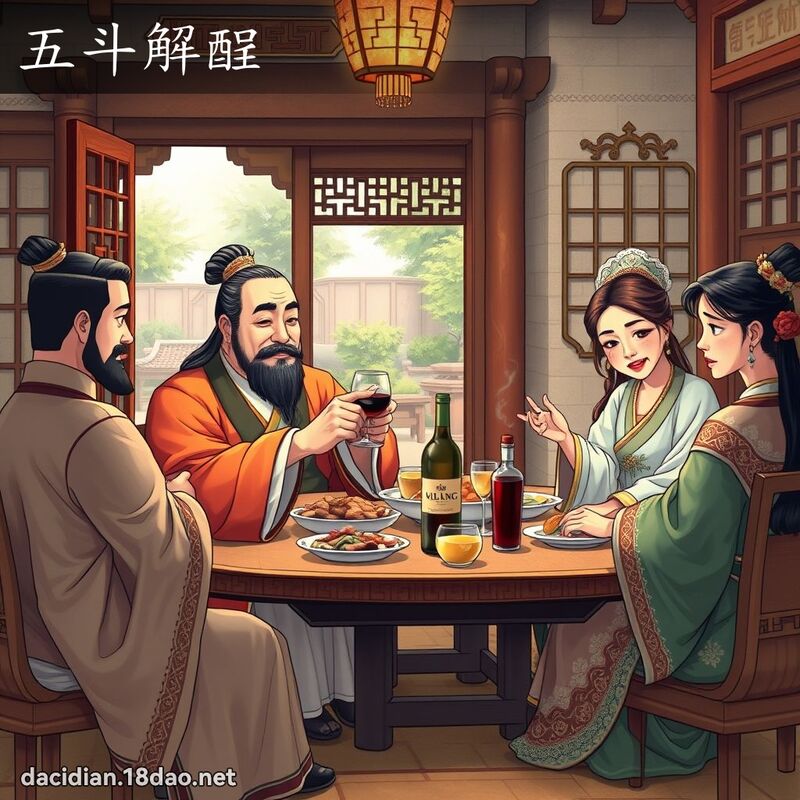 五斗解酲 - 国语大辞典配图