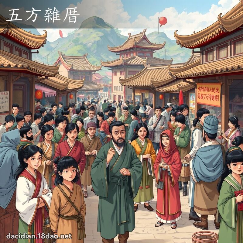 五方雜厝 - 國語大辭典配圖