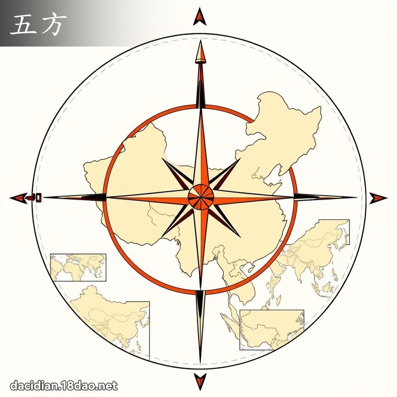 五方 - 國語大辭典配圖