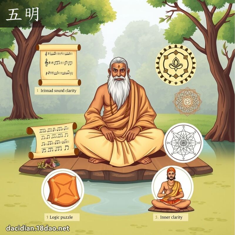 五明 - 國語大辭典配圖