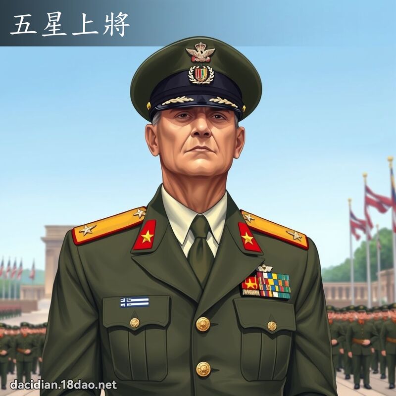 五星上將 - 国语大辞典配图
