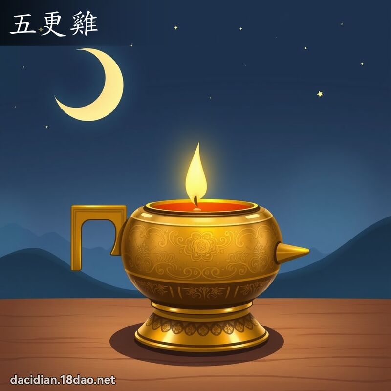 五更鸡 - 国语大辞典配图