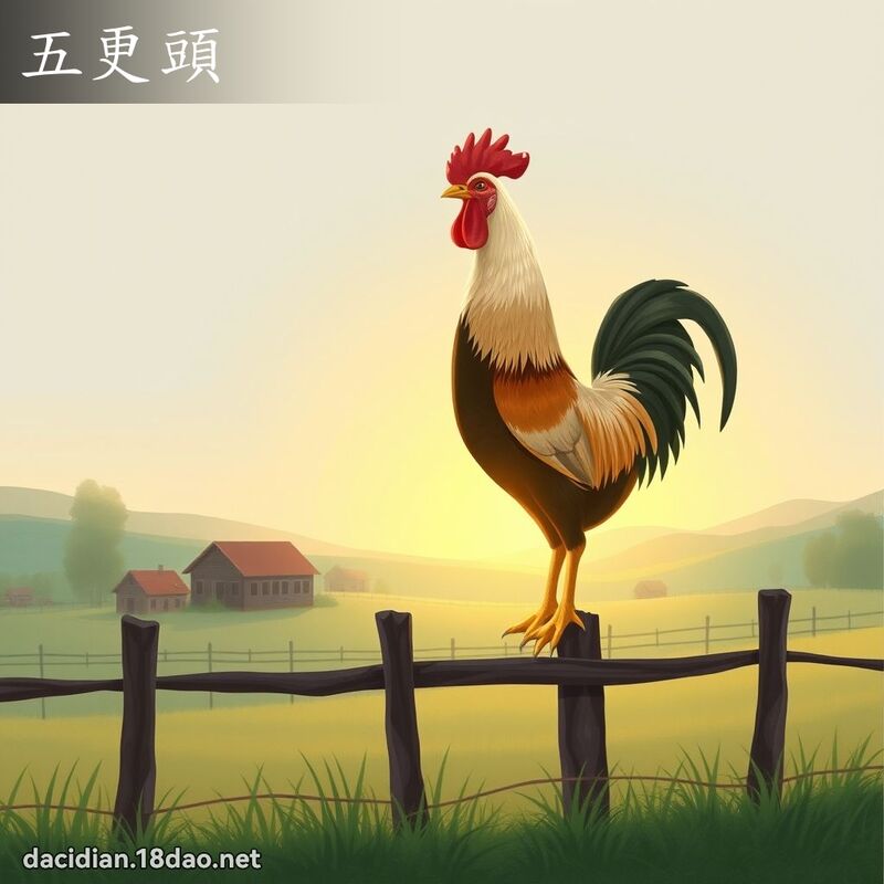 五更頭 - 國語大辭典配圖