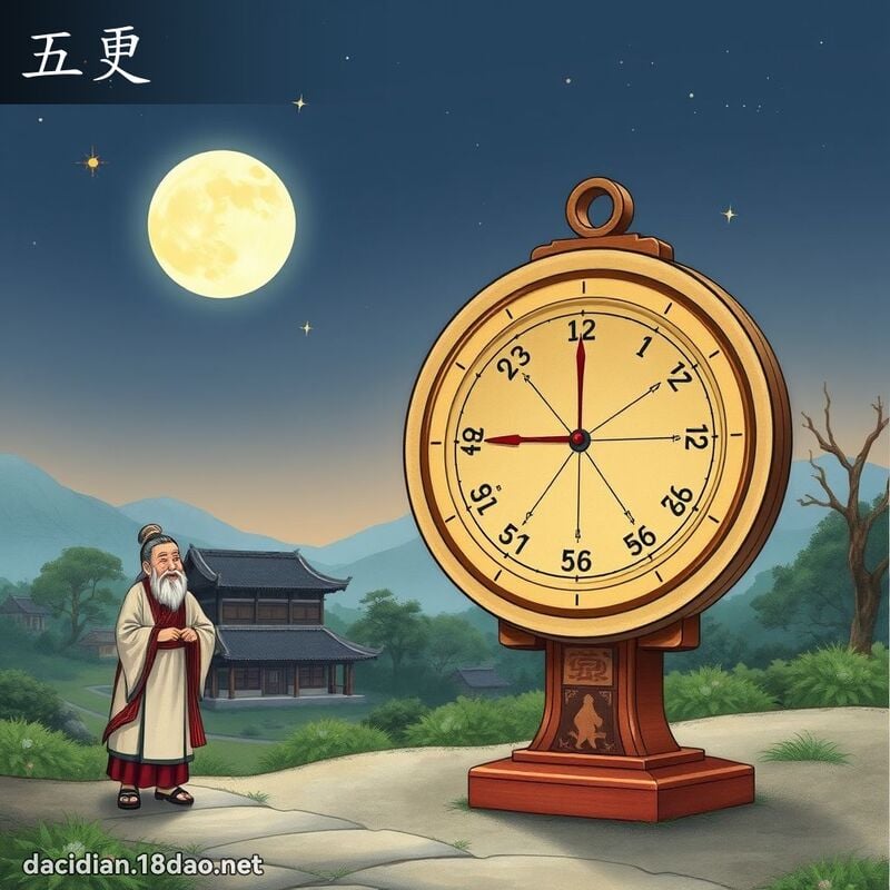 五更 - 国语大辞典配图