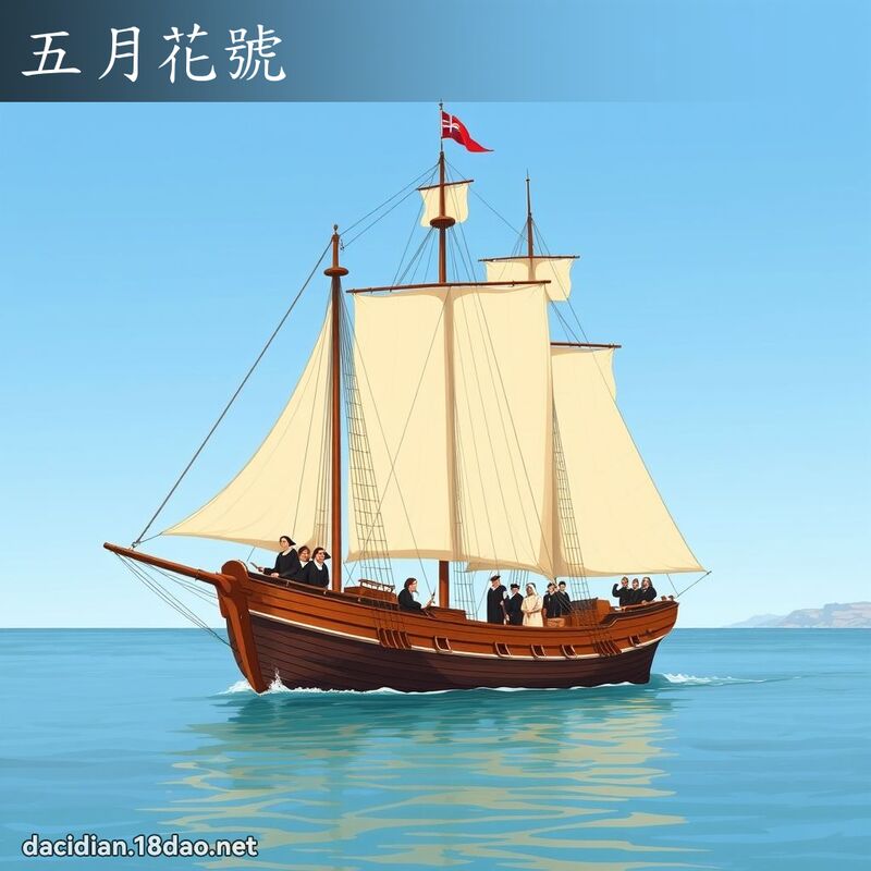 五月花号 - 国语大辞典配图