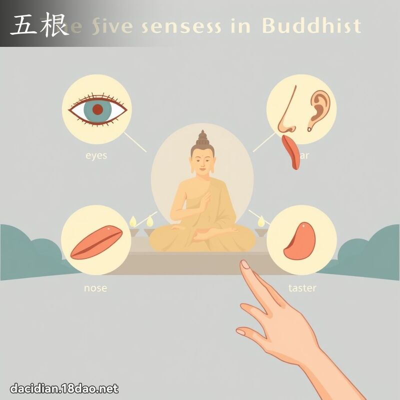 五根 - 國語大辭典配圖