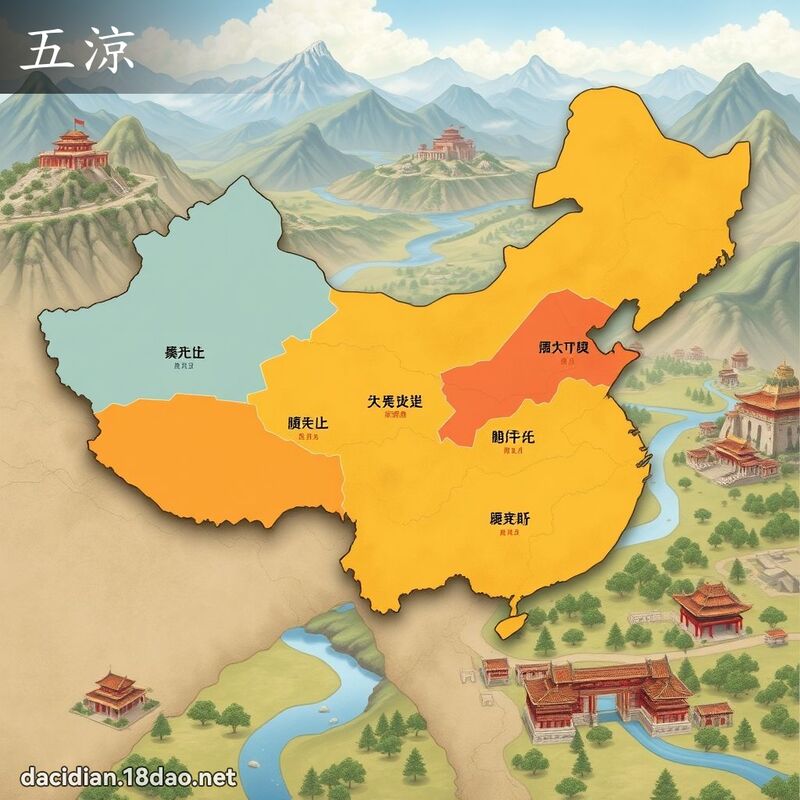 五凉 - 国语大辞典配图